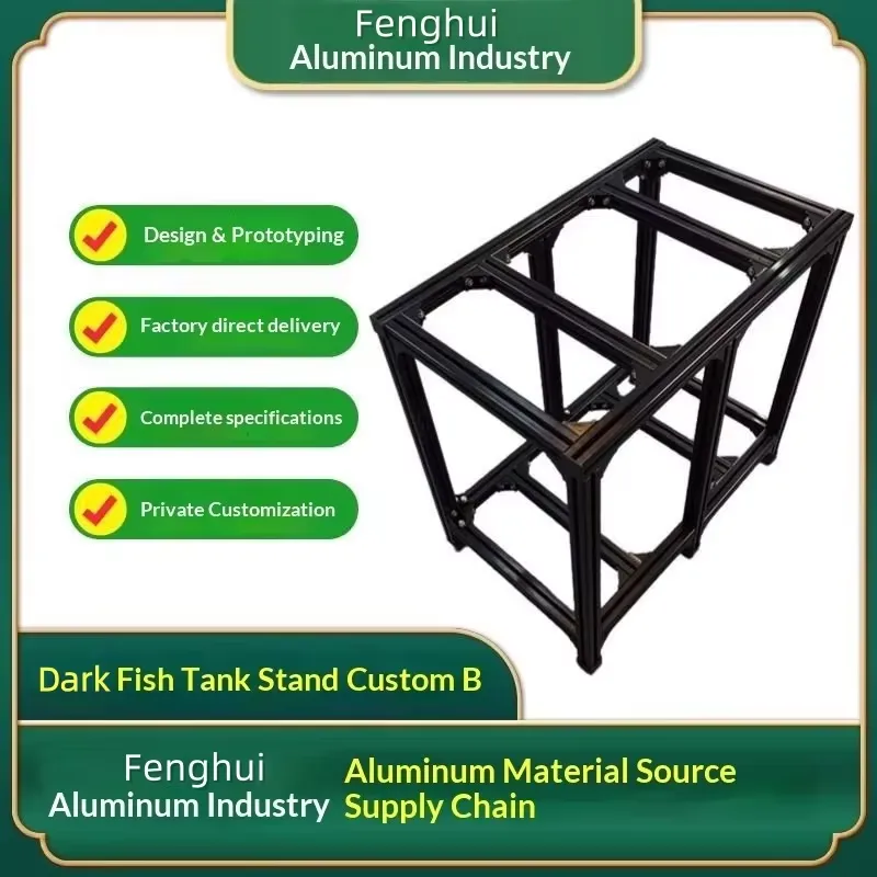 Aquarium Fish Supplier - Aluminiumprofil Aquarium Fischbeckenregal Raumdekoration Fischregal Legierungsrahmen