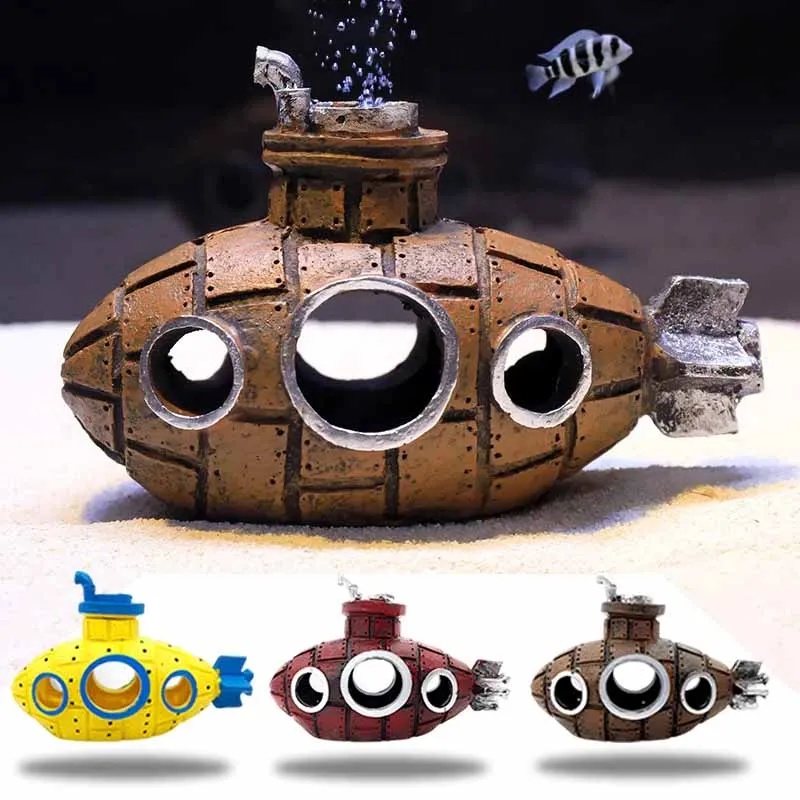 Aquarium Fish Tank Price - Harz-U-Boot-Ornamente für Aquarien – Fisch- und