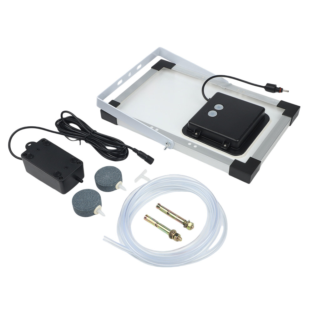 Aquarium Fish In Pond - Solarbetriebener Teichbelüfter 5W Sauerstoffpumpe für Fischbecken