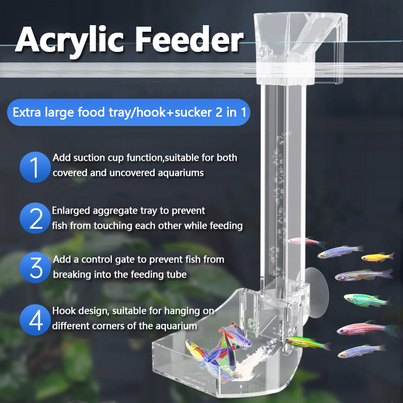 Aquarium-Acryl-Futterrohr mit  – Aquarium Fish Variety Bewertung und Preis