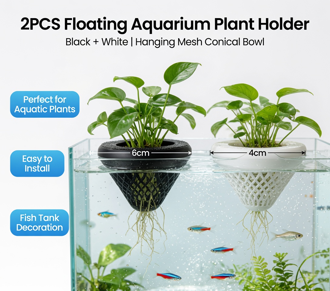 2 Stück Schwimmende Aquarien-P – Aquarium Fish Tank Price Bewertung und Preis