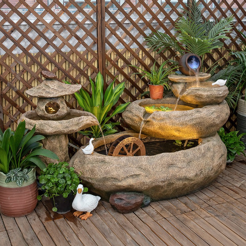 Outdoor-Balkon-Fischteich Hof- – Aquarium Fish In Pond Bewertung und Preis