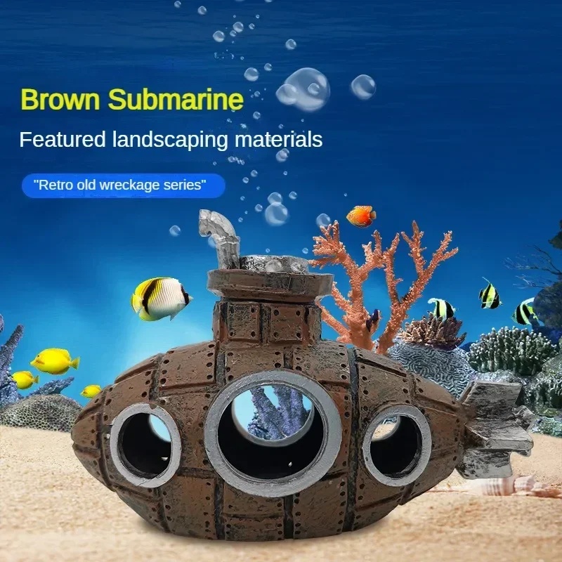 Harz-U-Boot-Ornamente für Aqua – Aquarium Fish Tank Price Bewertung und Preis